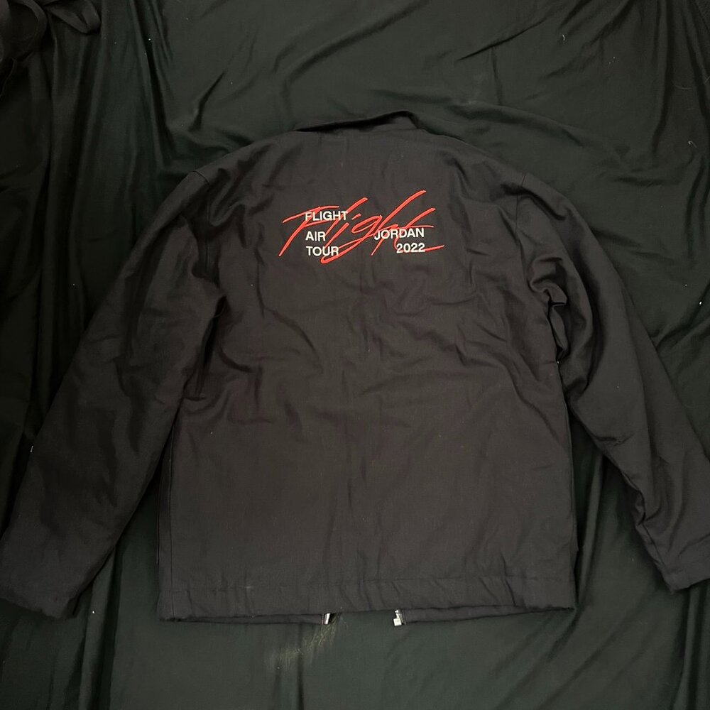 NWT Jordan Flight Heritage Reversible Jacket Black/Red SZ M - Picture 8 of 8